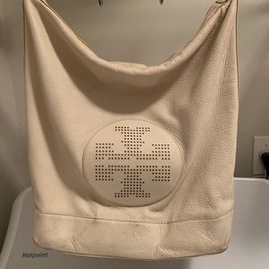 Tory Burch Pebbled Leather Kipp Hobo Shoulder Bag